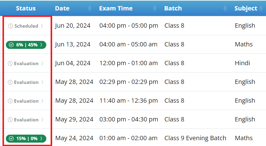 Mark Exam